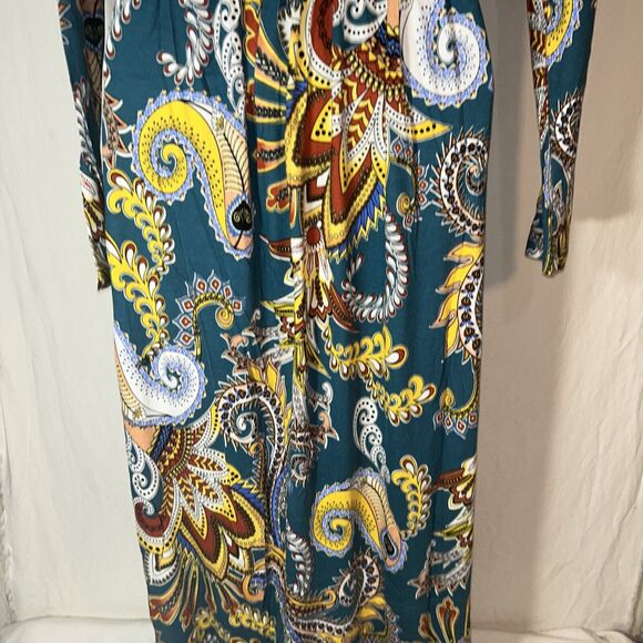 EUOVMY Women's Long Sleeve Loose Maxi Dresses Casual Long Dresses With Pockets S - Picture 4 of 6